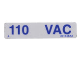 201446 Decal, 110 Volt | Skyjack